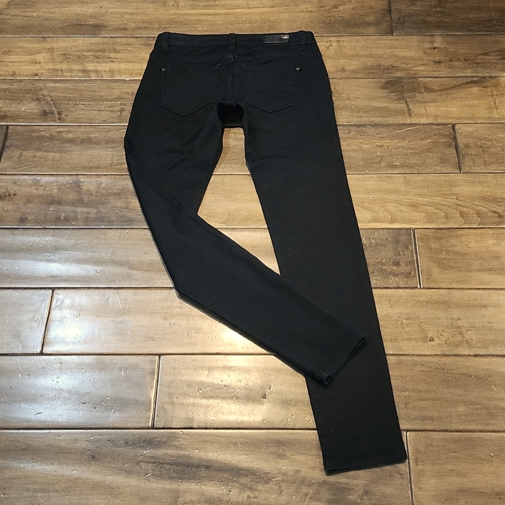 Celebrity Pink Jeans Black Low Rise Skinny Slim size 1